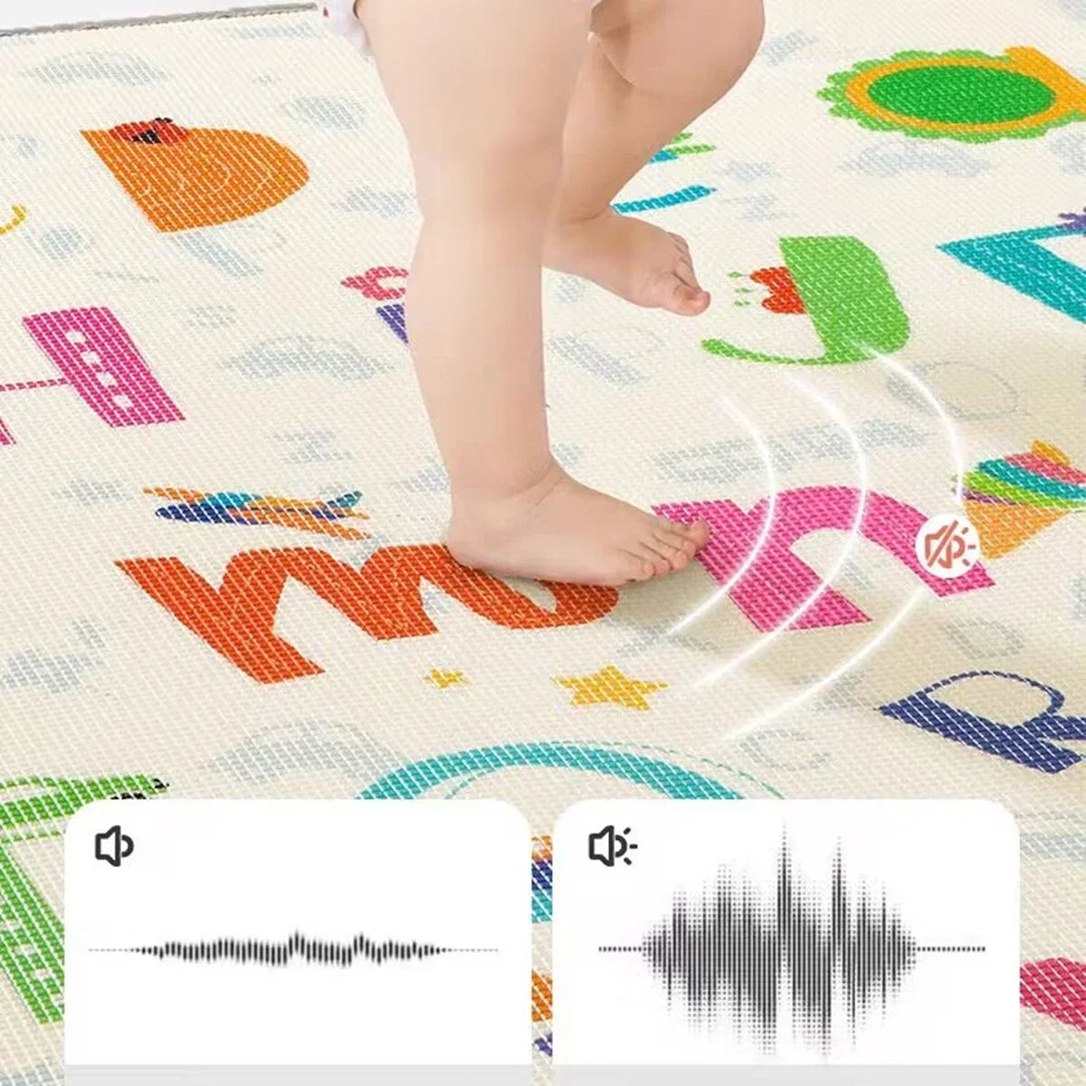 2 thickness options Baby Crawling Play Mats Cartoon New Pattern Thicken Folding Mat Carpet Play Mat for Children's Safety Mat