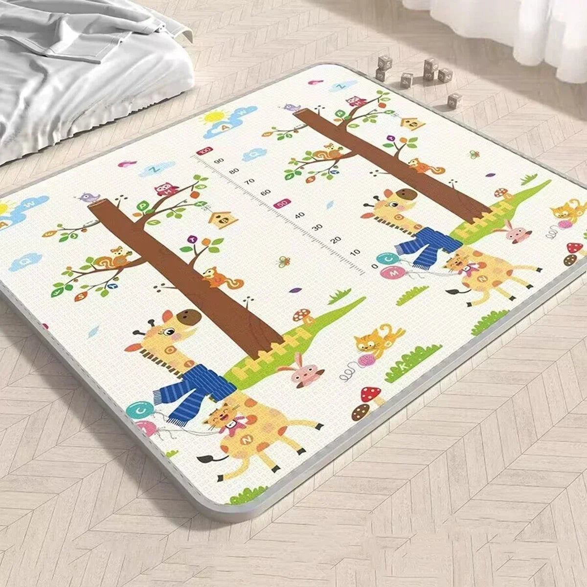 2 thickness options Baby Crawling Play Mats Cartoon New Pattern Thicken Folding Mat Carpet Play Mat for Children's Safety Mat