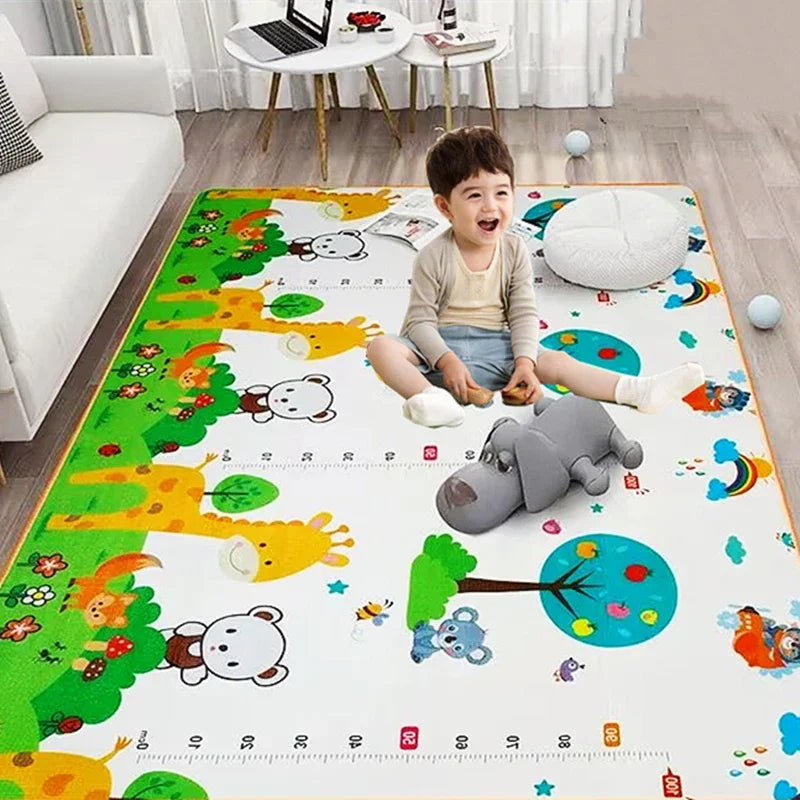 2 thickness options Baby Crawling Play Mats Cartoon New Pattern Thicken Folding Mat Carpet Play Mat for Children's Safety Mat