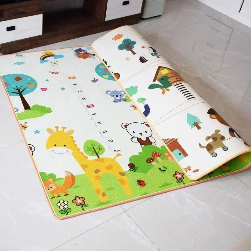 2 thickness options Baby Crawling Play Mats Cartoon New Pattern Thicken Folding Mat Carpet Play Mat for Children's Safety Mat